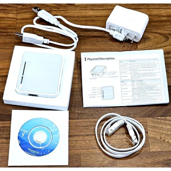 TP-Link TL-MR3020 150 Mbps  1-Port 10/100 Wireless N Router New Open Box - Picture 1 of 14